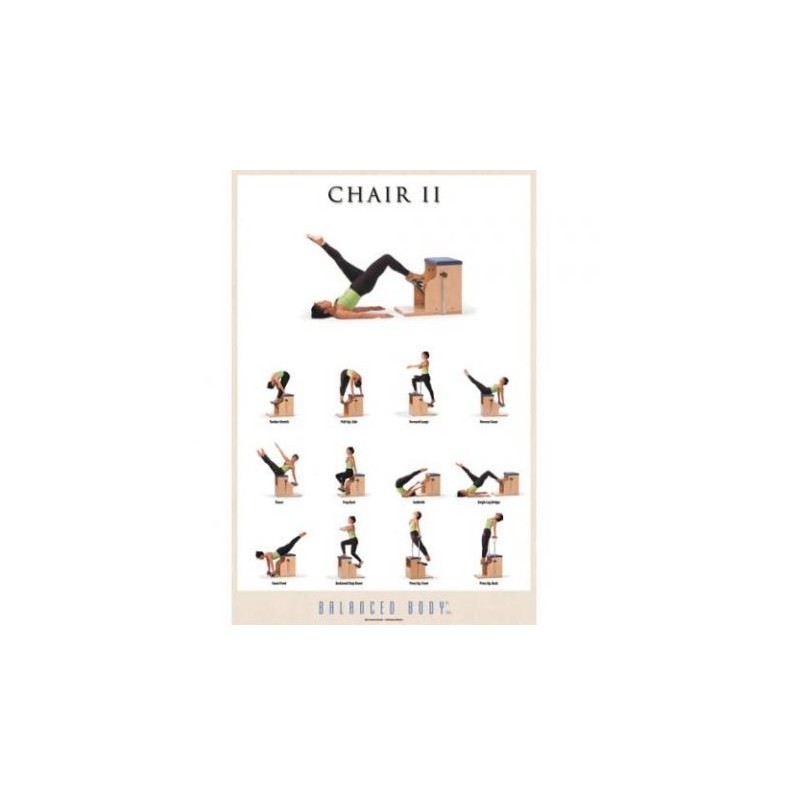 Poster Chair II Balanced body® - Poster Pilates - SISSEL Pro