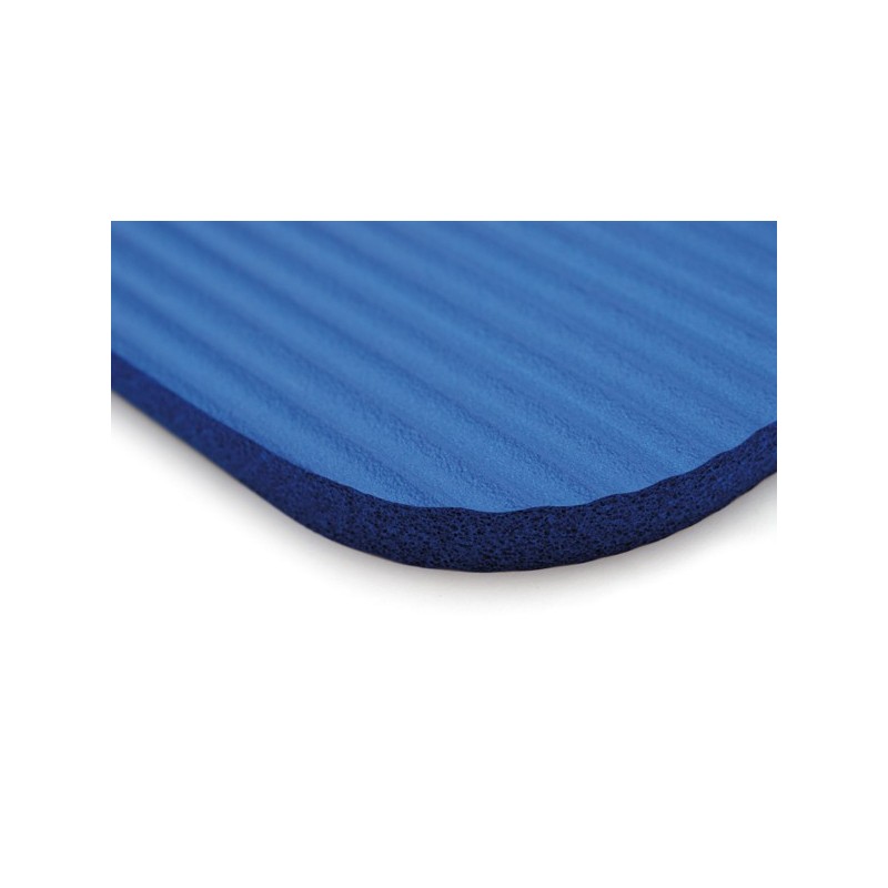 Zoom sur les bords arrondis du tapis de gym SISSEL® Pro bleu Zoom sur les bords arrondis du tapis de gym SISSEL® Pro bleu