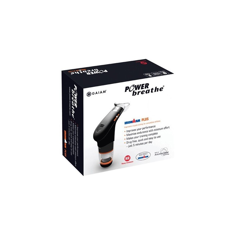 Emballage POWERbreathe® PLUS Spécial Edition Noir résistance forte