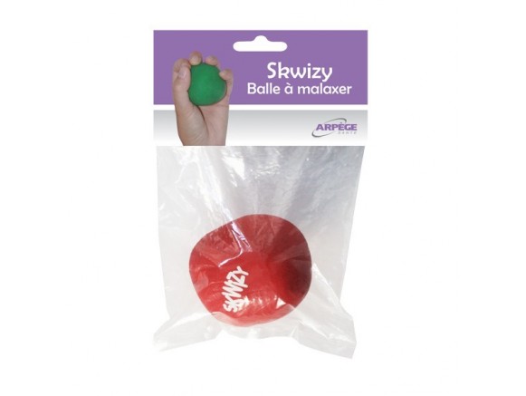 Packaging balle à malaxer Skwizy Arpège Santé® - Balle rééducation main Packaging balle à malaxer Skwizy Arpège Santé® - Balle rééducation main