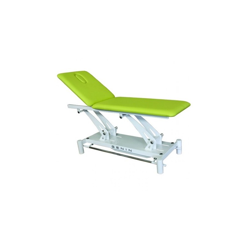 Table de massage électrique 2 plans GENIN Espace 3175 verte - sisselpro.fr