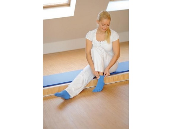 Chaussettes Pilates bleu ciel en fibre de bamboo - Accessoires Pilates - SISSEL Pro Chaussettes Pilates bleu ciel en fibre de bamboo - Accessoires Pilates - SISSEL Pro
