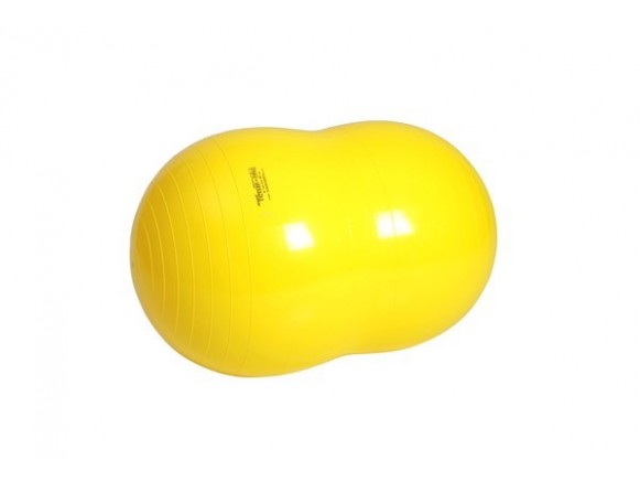 Ballon Cacahuète Physio Roll jaune 55 cm Ballon Cacahuète Physio Roll jaune 55 cm