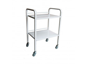 Guéridon laqué blanc