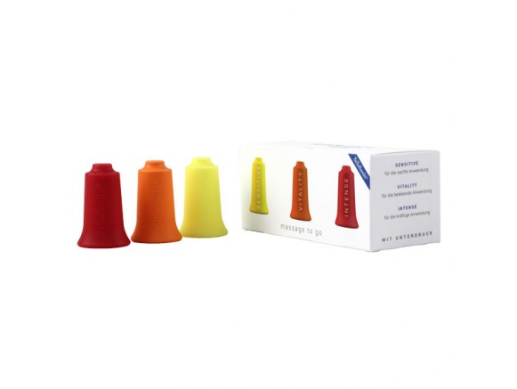 Packaging Lot de 3 ventouses Mini Bellabambi® Jaune orange rouge Packaging Lot de 3 ventouses Mini Bellabambi® Jaune orange rouge