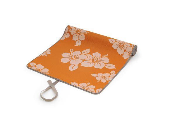 Tapis Yoga à fleurs orange - Pilates et Yoga - sisselpro.fr Tapis Yoga à fleurs orange - Pilates et Yoga - sisselpro.fr
