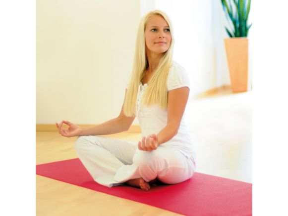 Tapis de Yoga SISSEL® rouge fuschia position Zen - Accessoires Yoga - SISSEL Pro Tapis de Yoga SISSEL® rouge fuschia position Zen - Accessoires Yoga - SISSEL Pro