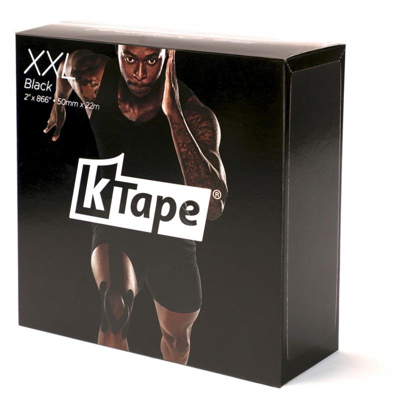 Packaging bande de kinésiologie K-Tape® XXL 22 m noir - K-Taping® Packaging bande de kinésiologie K-Tape® XXL 22 m noir - K-Taping®