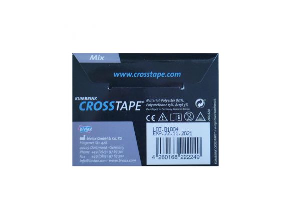Packaging CROSSTAPE® Mix vue de dos - Pansements acupuncture - sisselpro.fr Packaging CROSSTAPE® Mix vue de dos - Pansements acupuncture - sisselpro.fr