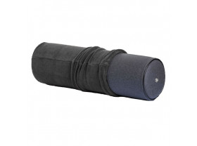 Housse éponge pour coussin de table cylindrique Ø15 cm gris anthracite