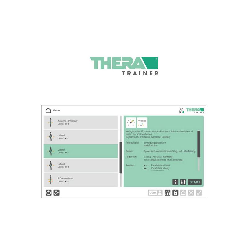 Logiciel de thérapie THERA-Trainer THERA-SOFT