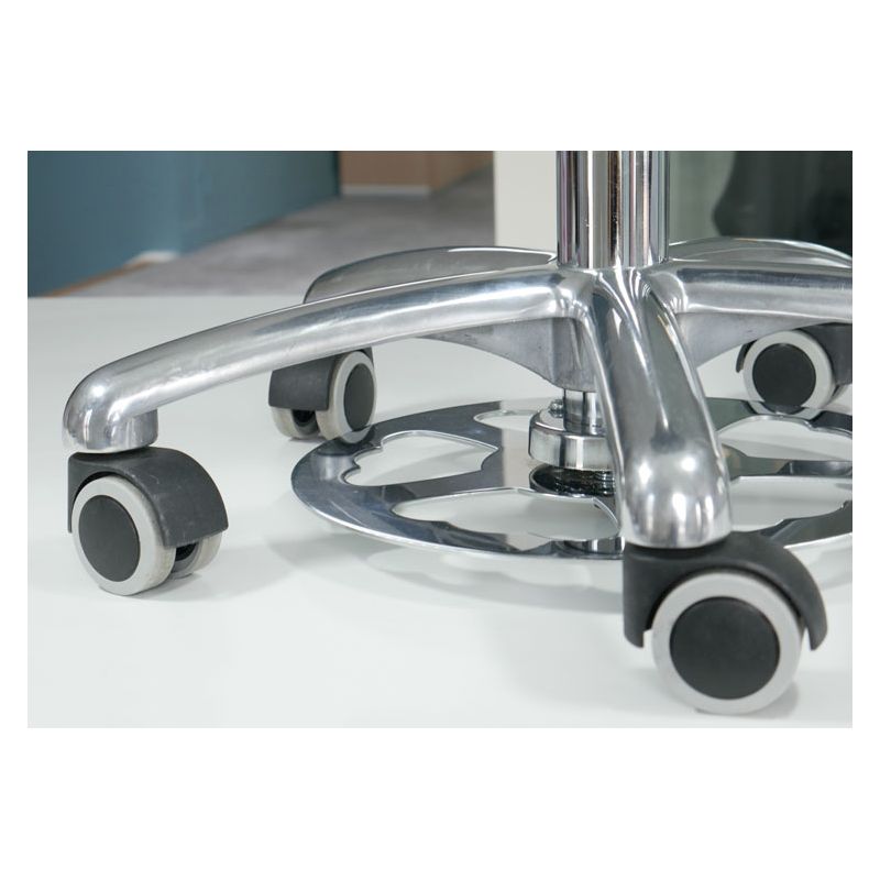 Tabouret à roulettes à réglage par vérin aux pieds Winelec®
