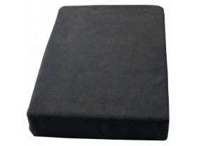 Housse éponge Luxe sans trou 80 cm gris anthracite