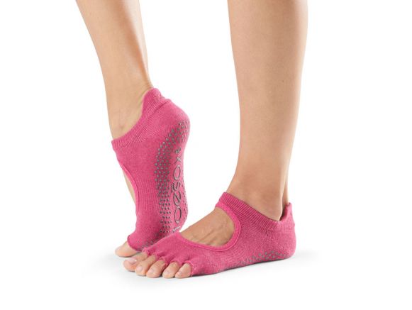 Chaussettes Pilates Toesox® HT Bellarina Raspberry | Chaussettes de Pilates Chaussettes Pilates Toesox® HT Bellarina Raspberry | Chaussettes de Pilates