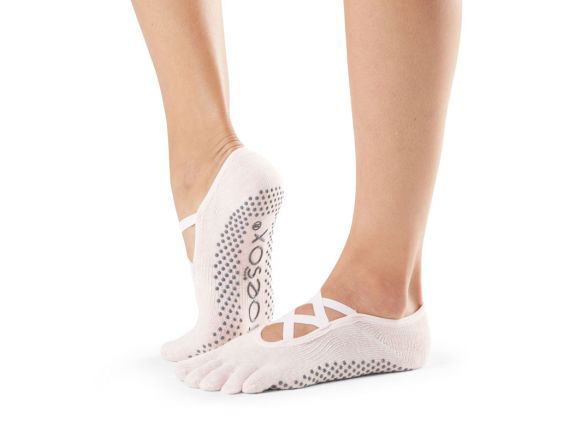 Chaussettes Pilates Toesox® FT Elle Ballet Pink | Chaussettes antidérapantes Pilates | SISSEL France Chaussettes Pilates Toesox® FT Elle Ballet Pink | Chaussettes antidérapantes Pilates | SISSEL France