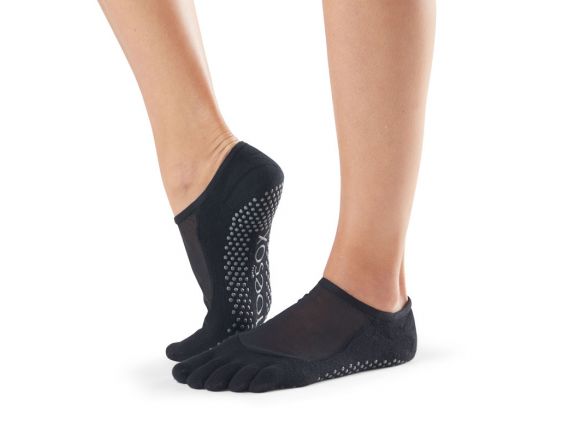 Chaussettes antidérapantes Pilates Toesox® FT Luna Noir | Chaussettes Toesox® Chaussettes antidérapantes Pilates Toesox® FT Luna Noir | Chaussettes Toesox®