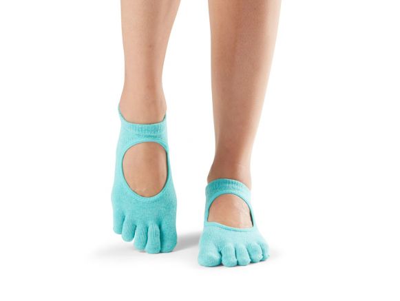 Chaussettes Pilates Toesox® Full Toe Bellarina Aqua | SISSEL France Chaussettes Pilates Toesox® Full Toe Bellarina Aqua | SISSEL France