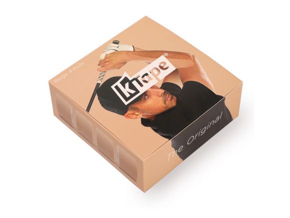 Packaging boîte de 4 bandes de kinésiologie Beige | Bandes k-tape Packaging boîte de 4 bandes de kinésiologie Beige | Bandes k-tape