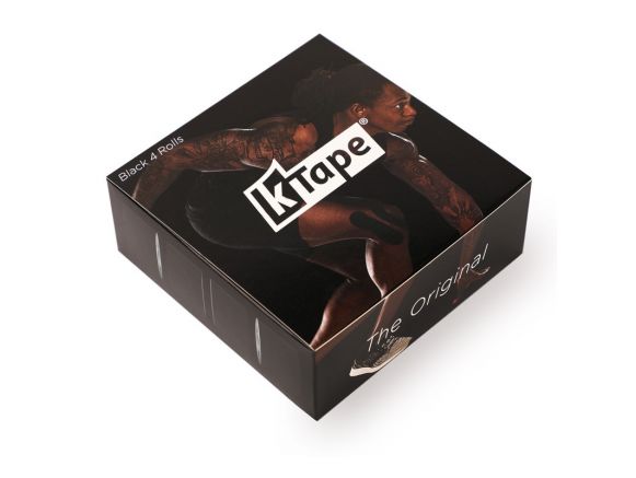 Packaging boîte de 4 bandes de kinésiologie Noir | Bandes k-tape Packaging boîte de 4 bandes de kinésiologie Noir | Bandes k-tape
