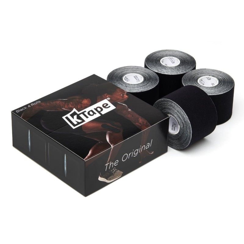Packaging boîte de 4 bandes de taping Noir | Bandes k-tape®
