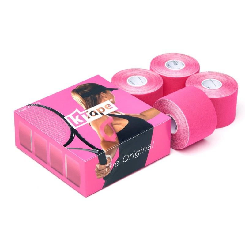 Packaging boîte de 4 bandes de taping Rose | Bandes k-tape®