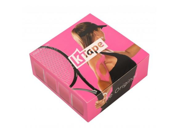Packaging boîte de 4 bandes de kinésiologie Rose | Bandes k-tape® Packaging boîte de 4 bandes de kinésiologie Rose | Bandes k-tape®