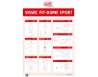 Tableau récapitulatif des exercices avec ballon d'équilibre Fit Dome Sport SISSEL® | sissel