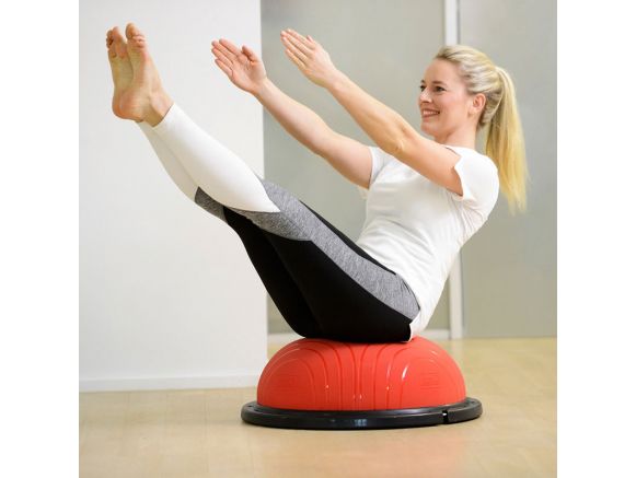 Abdominaux avec ballon d'équilibre Fit Dome Sport SISSEL® rouge | sissel Abdominaux avec ballon d'équilibre Fit Dome Sport SISSEL® rouge | sissel