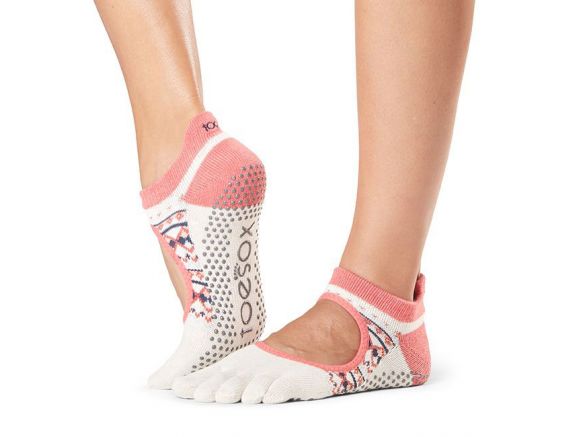 Chaussettes Pilates Toesox® FT Bellarina Country | Chaussettes Pilates antidérapantes Chaussettes Pilates Toesox® FT Bellarina Country | Chaussettes Pilates antidérapantes