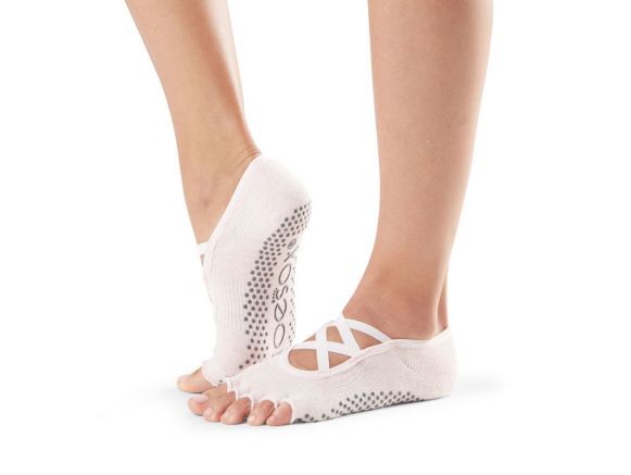 Chaussettes Pilates Toesox® Half Toe Elle Ballet Pink | Chaussettes antidérapantes Pilates Chaussettes Pilates Toesox® Half Toe Elle Ballet Pink | Chaussettes antidérapantes Pilates
