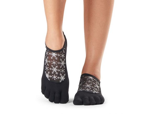 Chaussettes Toesox® Full Toe Luna | Chaussettes Pilates motif de noel Chaussettes Toesox® Full Toe Luna | Chaussettes Pilates motif de noel