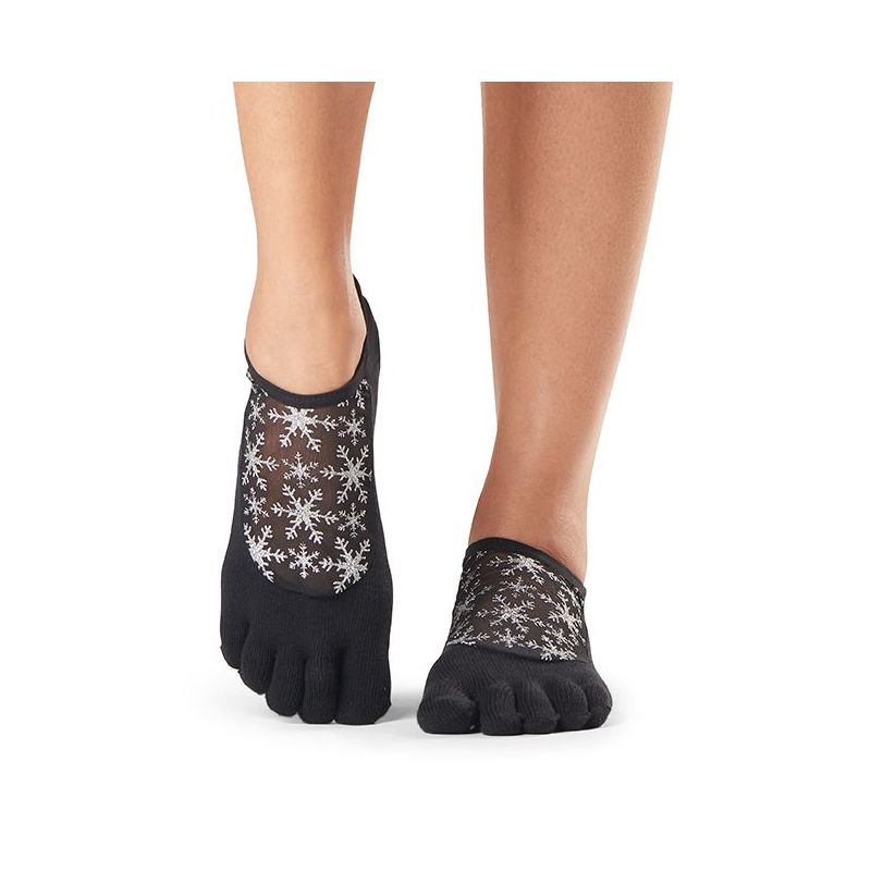 Chaussettes Toesox® Full Toe Luna | Chaussettes Pilates motif de noel Chaussettes Toesox® Full Toe Luna | Chaussettes Pilates motif de noel