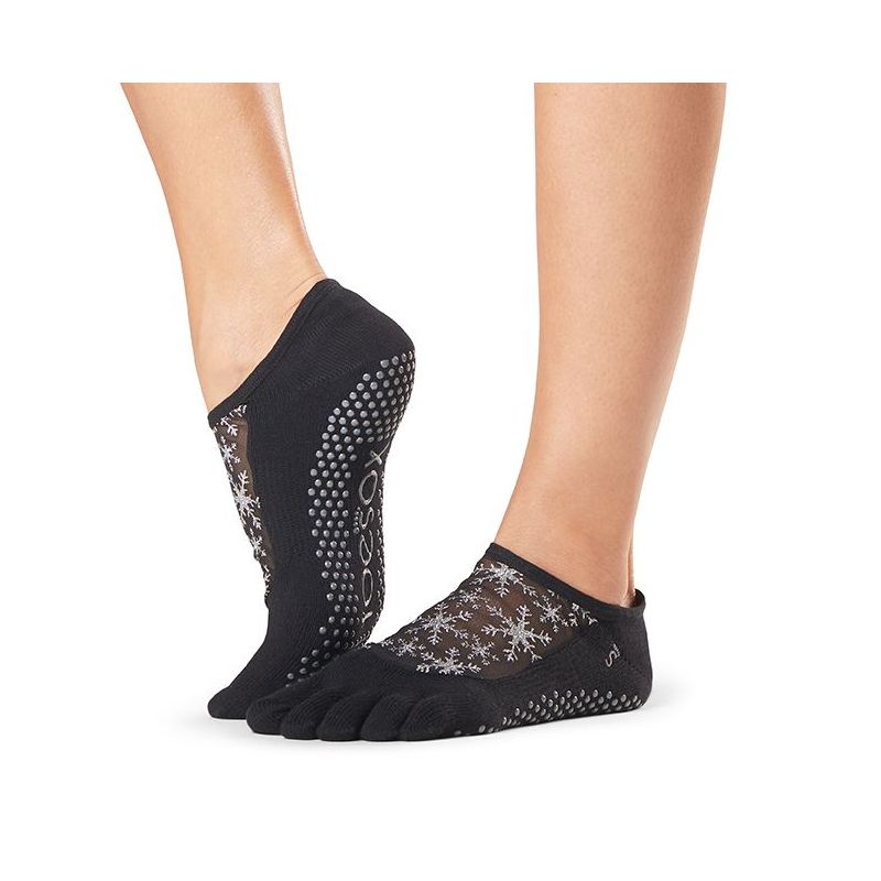 Chaussettes antidérapantes Toesox® Full Toe Luna Prancer | Chaussettes Pilates Chaussettes antidérapantes Toesox® Full Toe Luna Prancer | Chaussettes Pilates