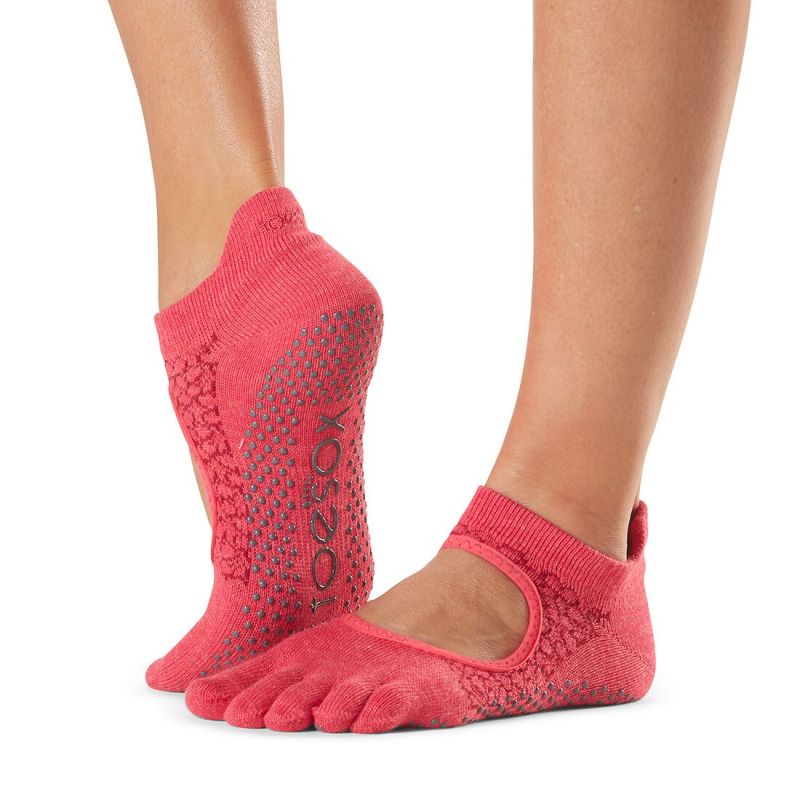 Chaussettes antidérapantes Toesox® Full Toe Bellarina Hermosa | Chaussettes Yoga