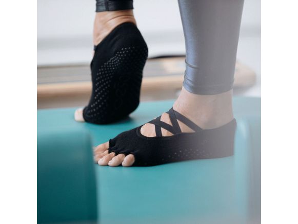Chaussettes antidérapantes Toesox® Half Toe Elle | Chaussettes de yoga Chaussettes antidérapantes Toesox® Half Toe Elle | Chaussettes de yoga
