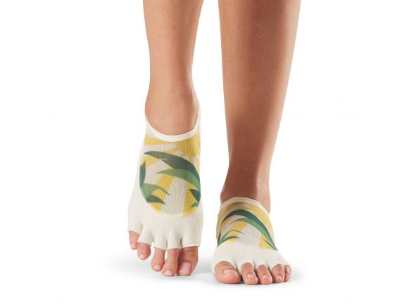 Chaussettes antidérapantes Toesox® Half Toe Luna Soleil | Chaussettes Pilates Chaussettes antidérapantes Toesox® Half Toe Luna Soleil | Chaussettes Pilates