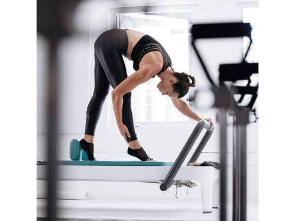 Chaussettes antidérapantes Toesox® Half Toe Luna | Chaussettes Pilates sur reformer Chaussettes antidérapantes Toesox® Half Toe Luna | Chaussettes Pilates sur reformer