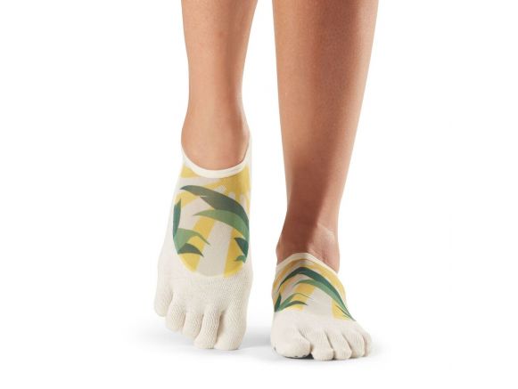 Chaussettes antidérapantes Toesox® Full Toe Luna Soleil | Chaussettes de yoga Chaussettes antidérapantes Toesox® Full Toe Luna Soleil | Chaussettes de yoga