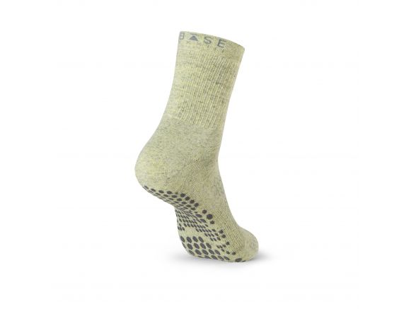 Chaussettes antidérapantes BASE 33™ Crew homme Kelp | Chaussettes Pilates Chaussettes antidérapantes BASE 33™ Crew homme Kelp | Chaussettes Pilates