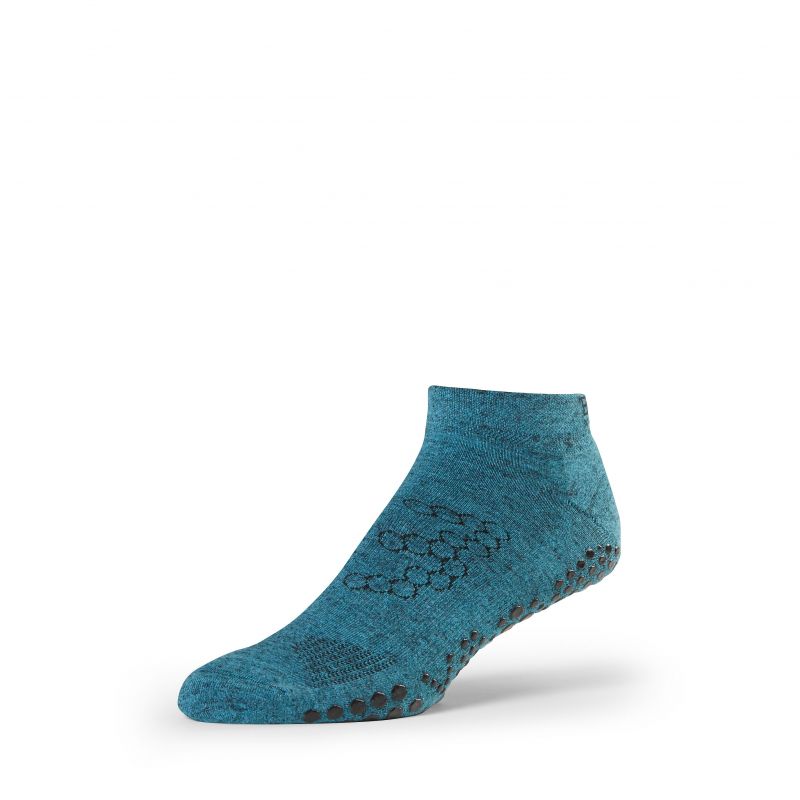 Chaussettes antidérapantes BASE 33™ Lowrise homme Wave | Chaussettes Pilates Chaussettes antidérapantes BASE 33™ Lowrise homme Wave | Chaussettes Pilates