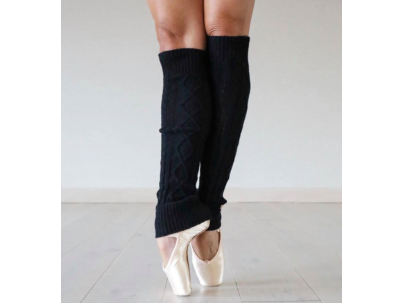 Leg Warmer Knee High Black One Size Leg Warmer Knee High Black One Size