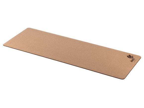 Vue en perspective du tapis yoga AIREX® Eco Cork à plat Vue en perspective du tapis yoga AIREX® Eco Cork à plat