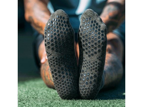 Chaussettes antidérapantes BASE 33™ Lowrise homme Olive Chaussettes antidérapantes BASE 33™ Lowrise homme Olive