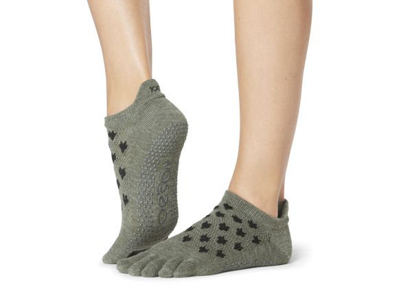 Chaussettes Antidérapantes Pilates/Yoga – Lot De 3 Paires, Semelle Silicone, Croisées, Taille Unique Femme