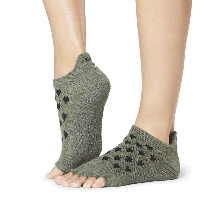 SISSEL TOESOX FT LOWRISE BLACK SMALL Chaussettes antidérapantes PILATES Femme NOIR FR S Taille Fabricant : S 
