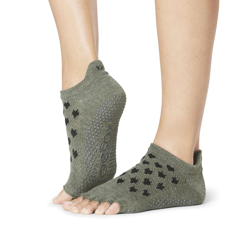 Chaussettes antidérapantes 5 doigts de pieds TOESOX