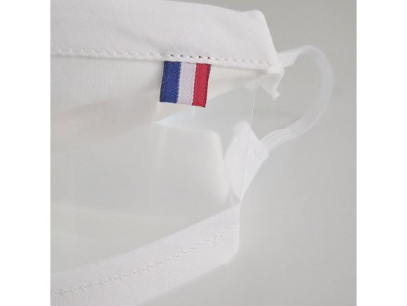 Drapeau français sur masque inclusif Drapeau français sur masque inclusif