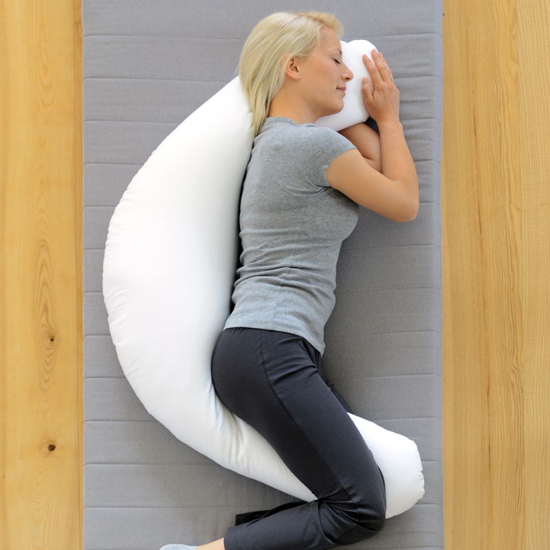 Sei Design Coussin d'allaitement de qualité 170x30 Testées et certifié  Ökotex | Oreiller de positionnement d'oreiller de grossesse ergonomique 