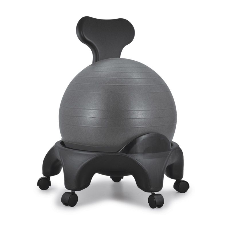 Chaise ergonomique avec ballon Tonic Chair® Originale Noir