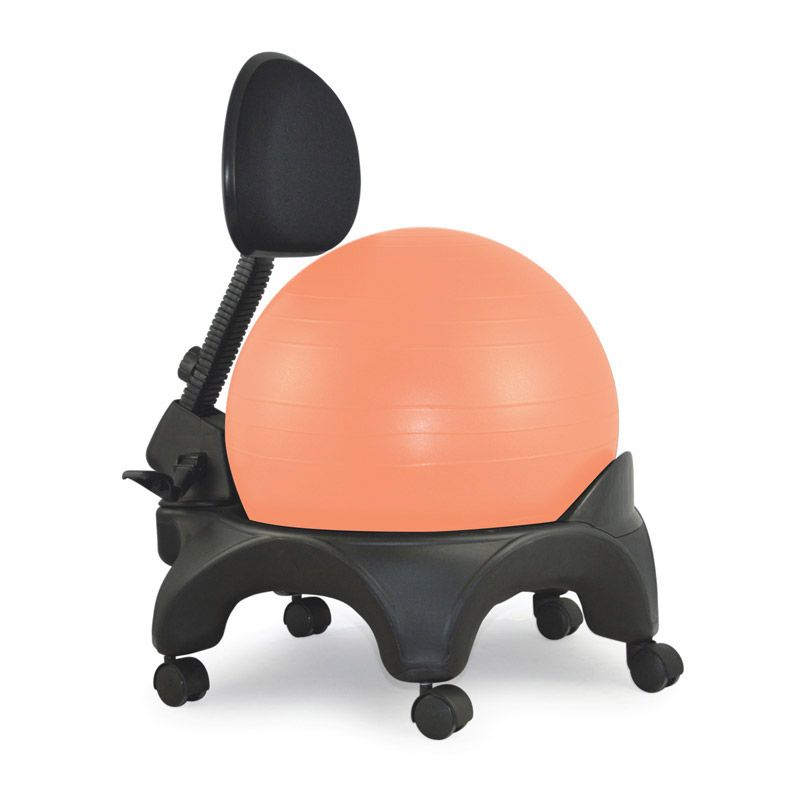 Chaise ergonomique avec ballon Tonic Chair® Confort Orange